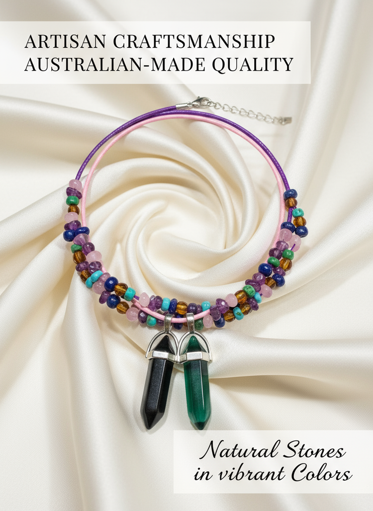 Handcrafted Gemstone Jewelry Australia - Artisan Natural Stone Necklaces