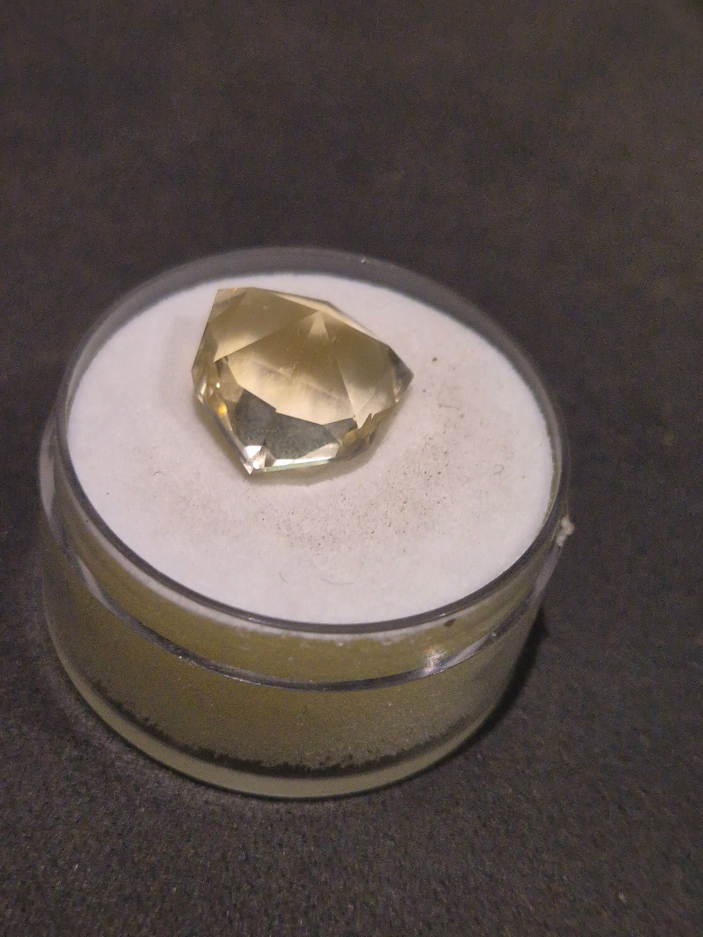 Natural smokey quartz trillion geometric cut perfect for statement rings