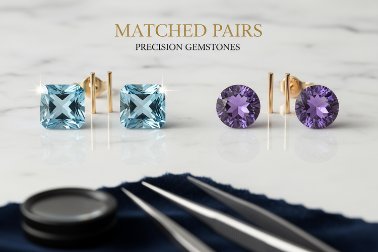 Matched Pair Gemstones - Perfect for Earrings Australia