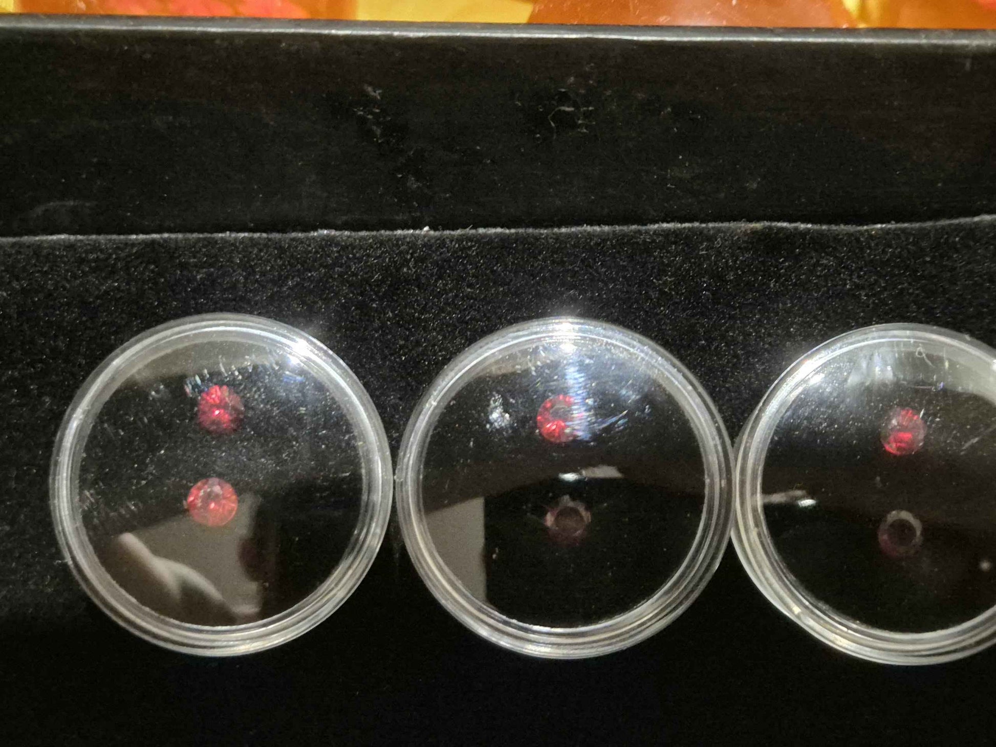 Natural Red Garnet Matched Pair 0.85ct | Round Brilliant Cut | January Birthstone Earring Stones | RichosRocks Australia - RichosRocks - Natural Red Garnet Matched Pair 0.85ct | Round Brilliant Cut | January Birthstone Earring Stones | RichosRocks Australia