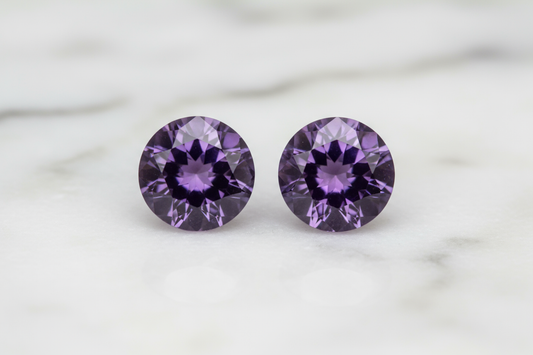 Amethyst Round Pair