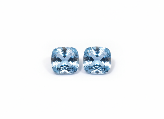 Blue Topaz Matched Pair Professional