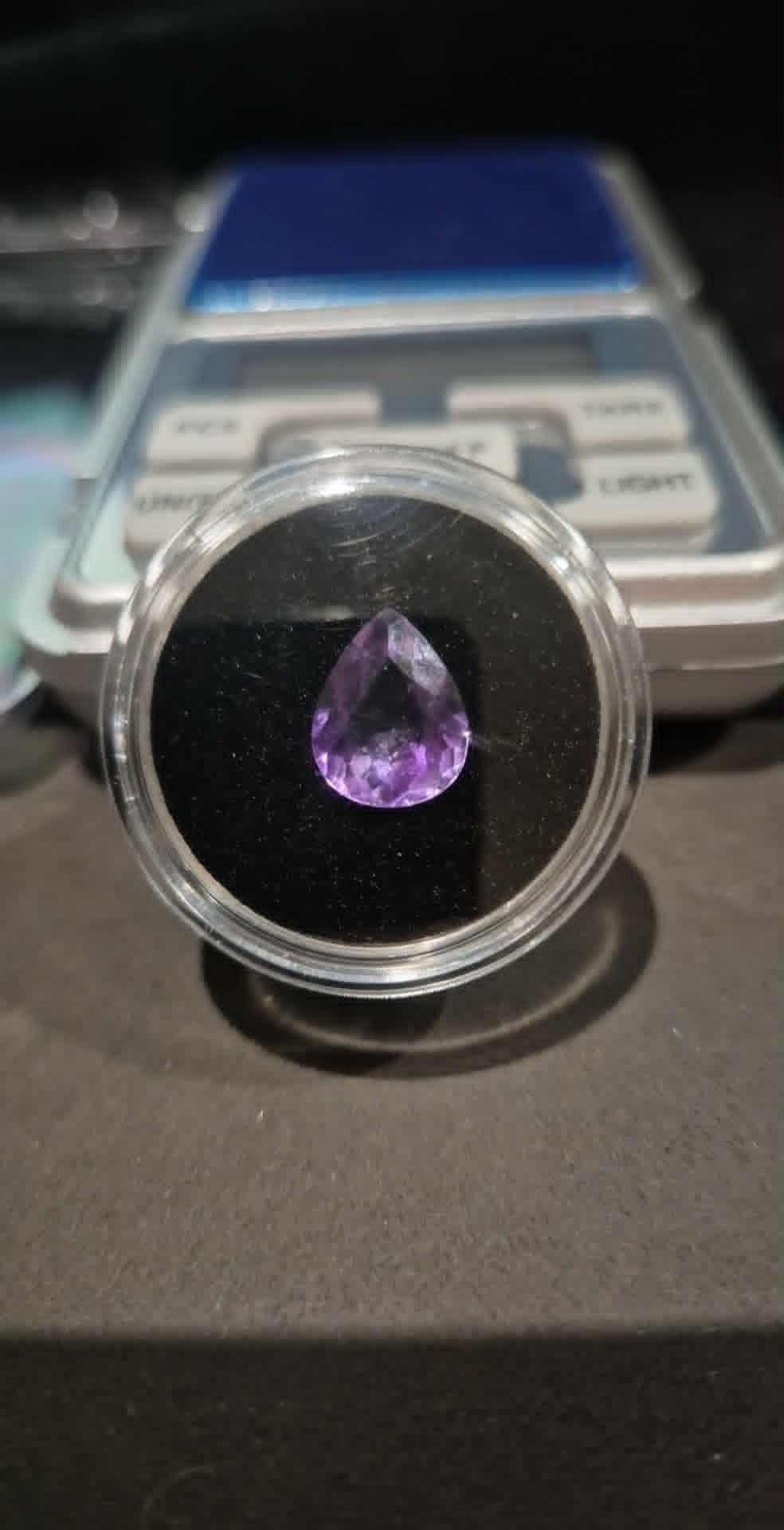 Natural Amethyst Teardrop 3.2ct | Eye-Clean Purple Gemstone Pendant | February Birthstone | Australian Mined - RichosRocks - Natural Amethyst Teardrop 3.2ct | Eye-Clean Purple Gemstone Pendant | February Birthstone | Australian Mined