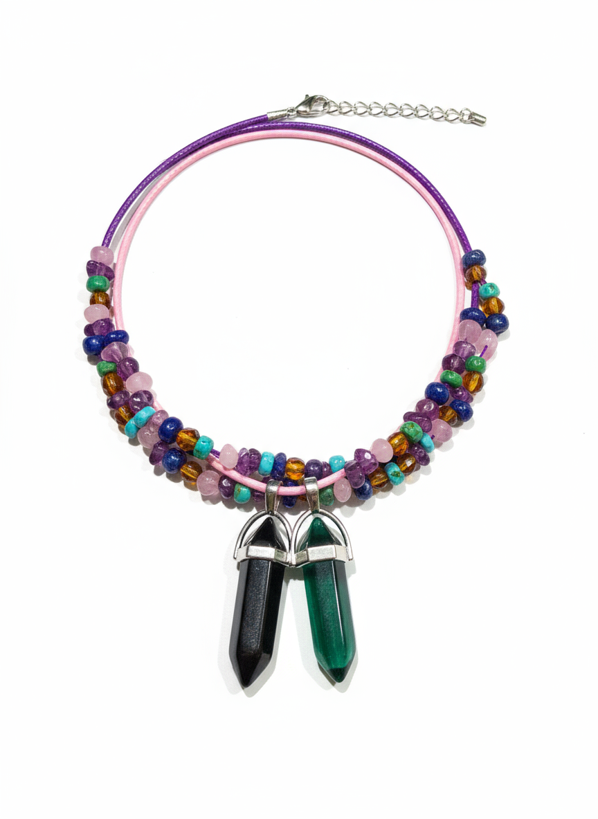 Handcrafted Gemstone Necklace - Authentic Style