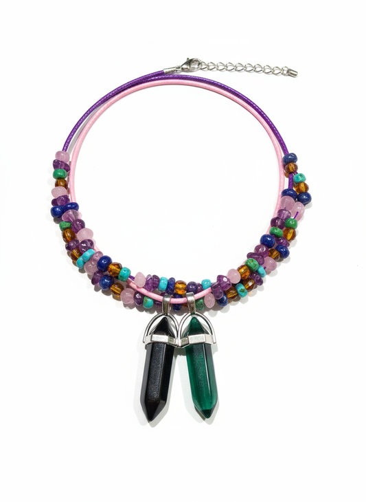 Handcrafted Gemstone Necklace - Authentic Style