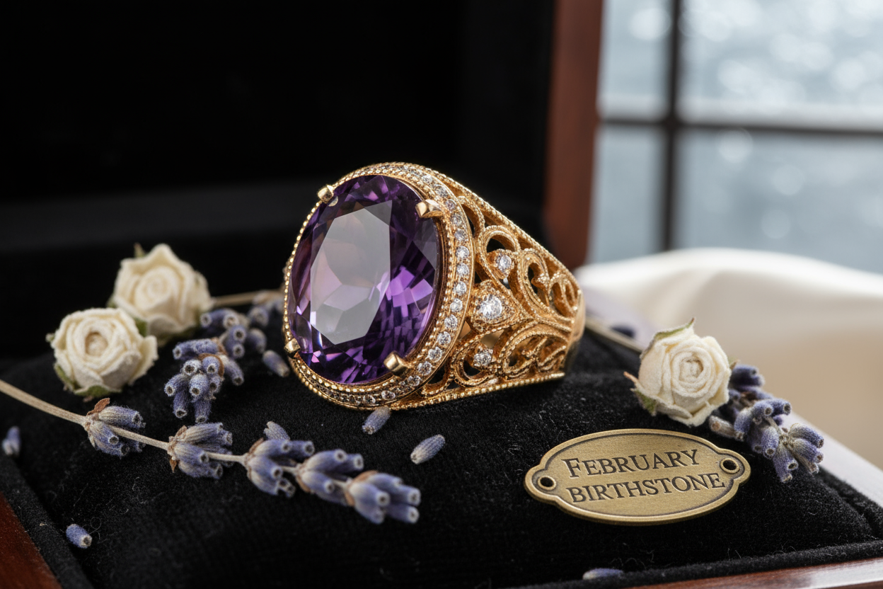 Natural Amethyst Oval Cut 19.15 Carat | Purple Gemstone | February Birthstone | Untreated | RichosRocks Queensland Australia - RichosRocks - Natural Amethyst Oval Cut 19.15 Carat | Purple Gemstone | February Birthstone | Untreated | RichosRocks Queensland Australia