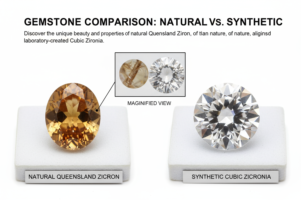 Natural Queensland Zircon Round Cut 0.3 Carat | Australian Gemstone | December Birthstone | RichosRocks Australia - RichosRocks - Natural Queensland Zircon Round Cut 0.3 Carat | Australian Gemstone | December Birthstone | RichosRocks Australia