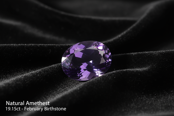 Natural Amethyst Oval Cut 19.15 Carat | Purple Gemstone | February Birthstone | Untreated | RichosRocks Queensland Australia - RichosRocks - Natural Amethyst Oval Cut 19.15 Carat | Purple Gemstone | February Birthstone | Untreated | RichosRocks Queensland Australia