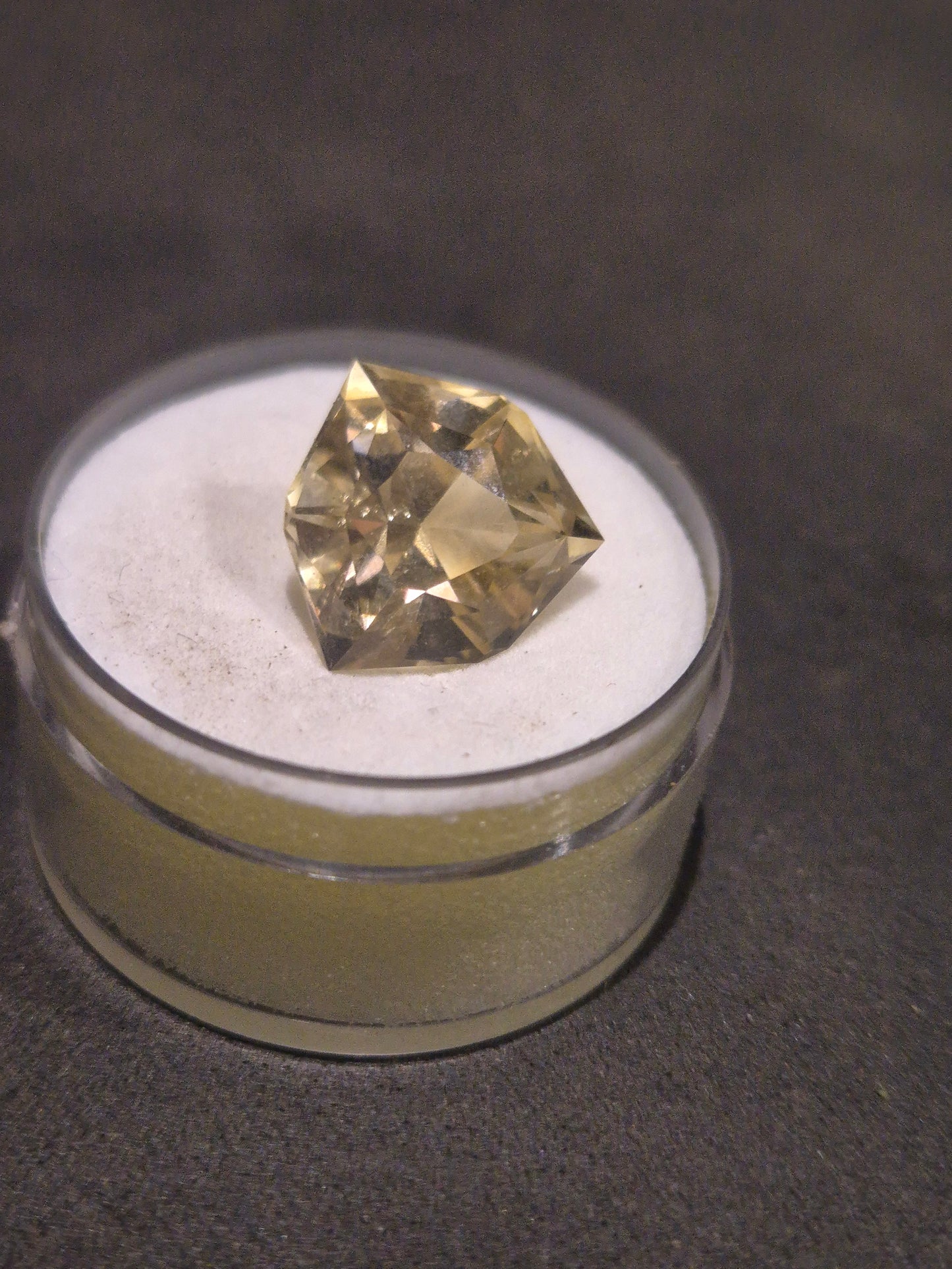 Smokey quartz trillion cut gemstone natural brown for modern jewelry from RichosRocks
