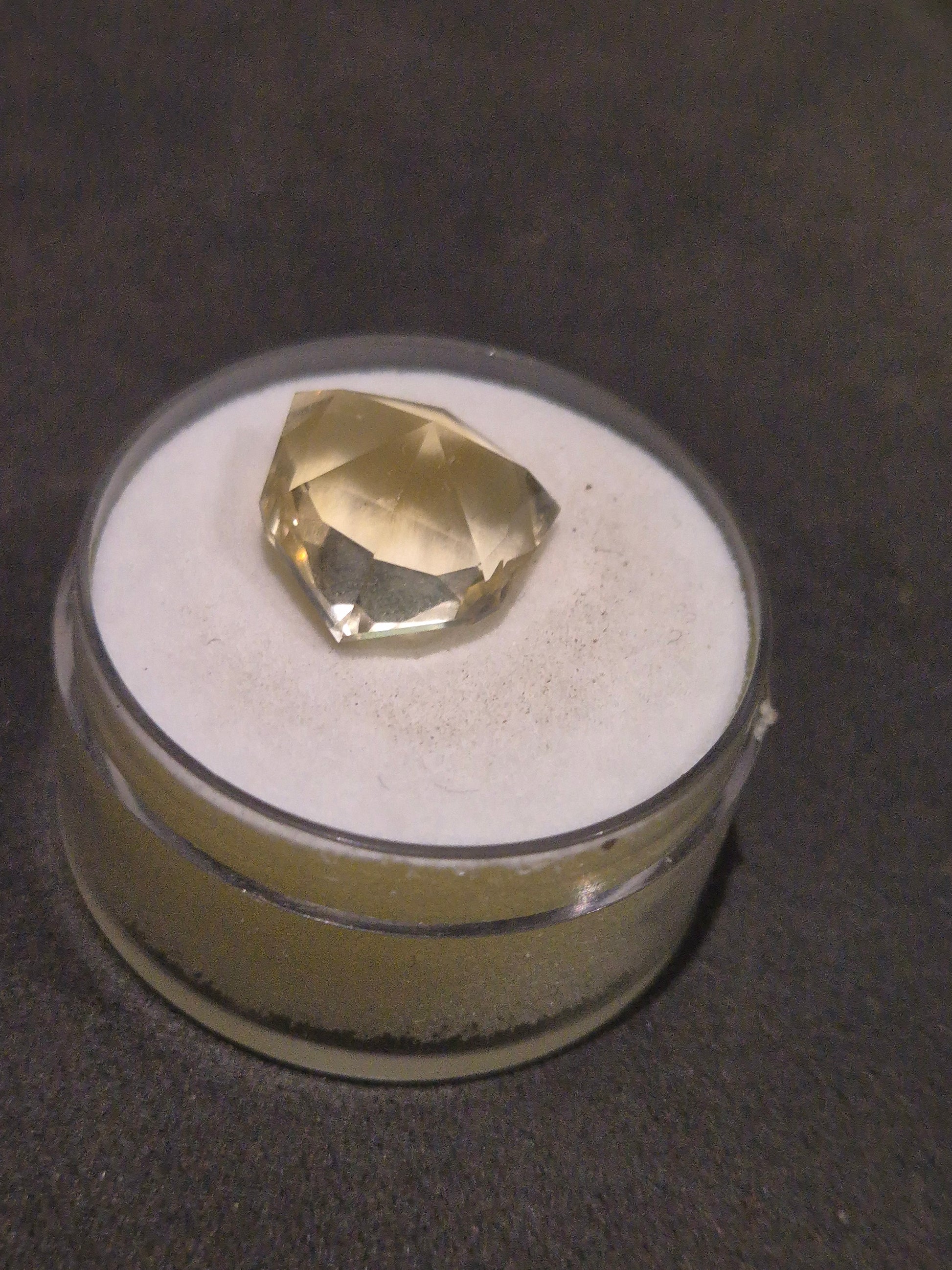 Natural smokey quartz trillion geometric cut perfect for statement rings
